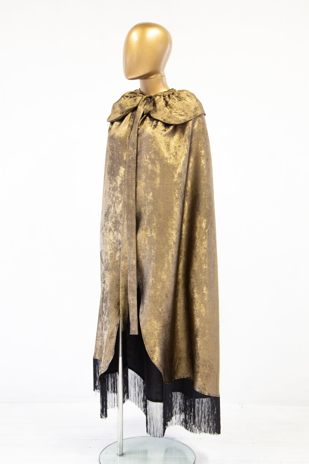 Kate - Gold Fringed Opera Cape
