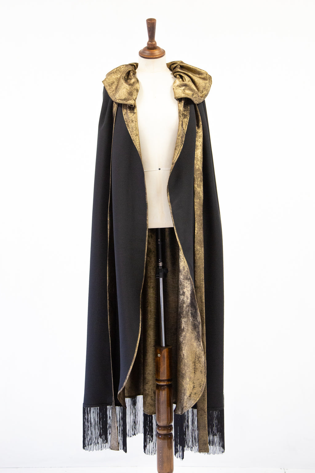 Kate - Gold Fringed Opera Cape