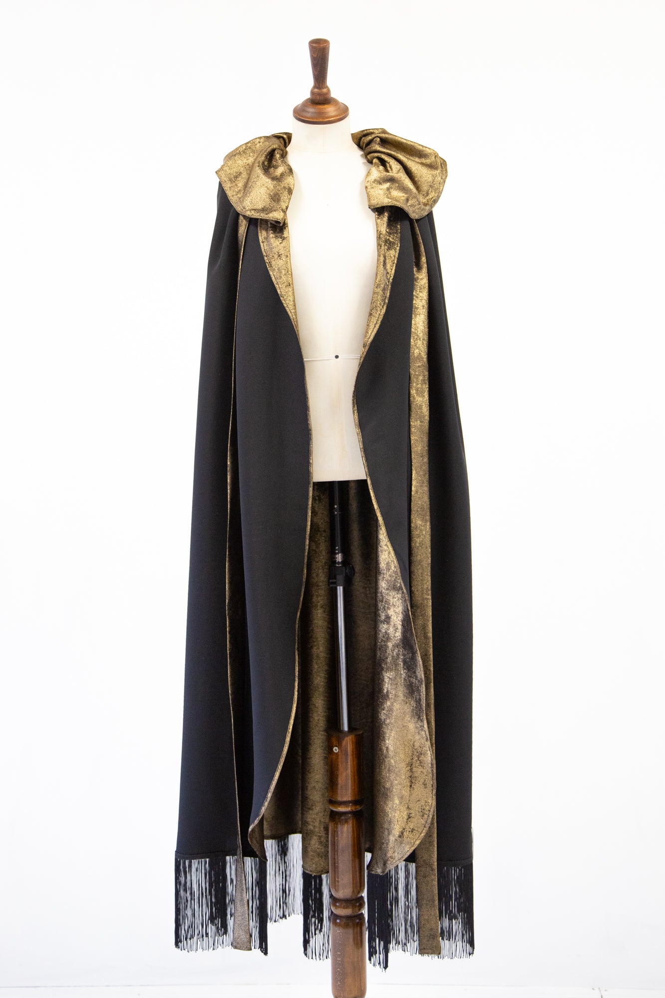 Kate - Gold Fringed Opera Cape