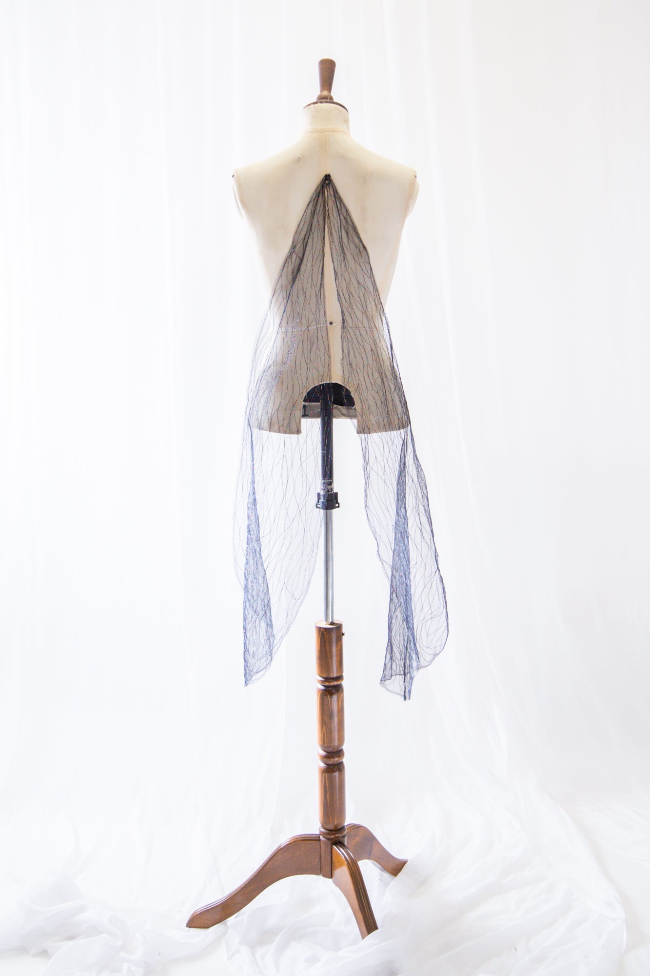 Large Embroidered Tulle Fairy Wings