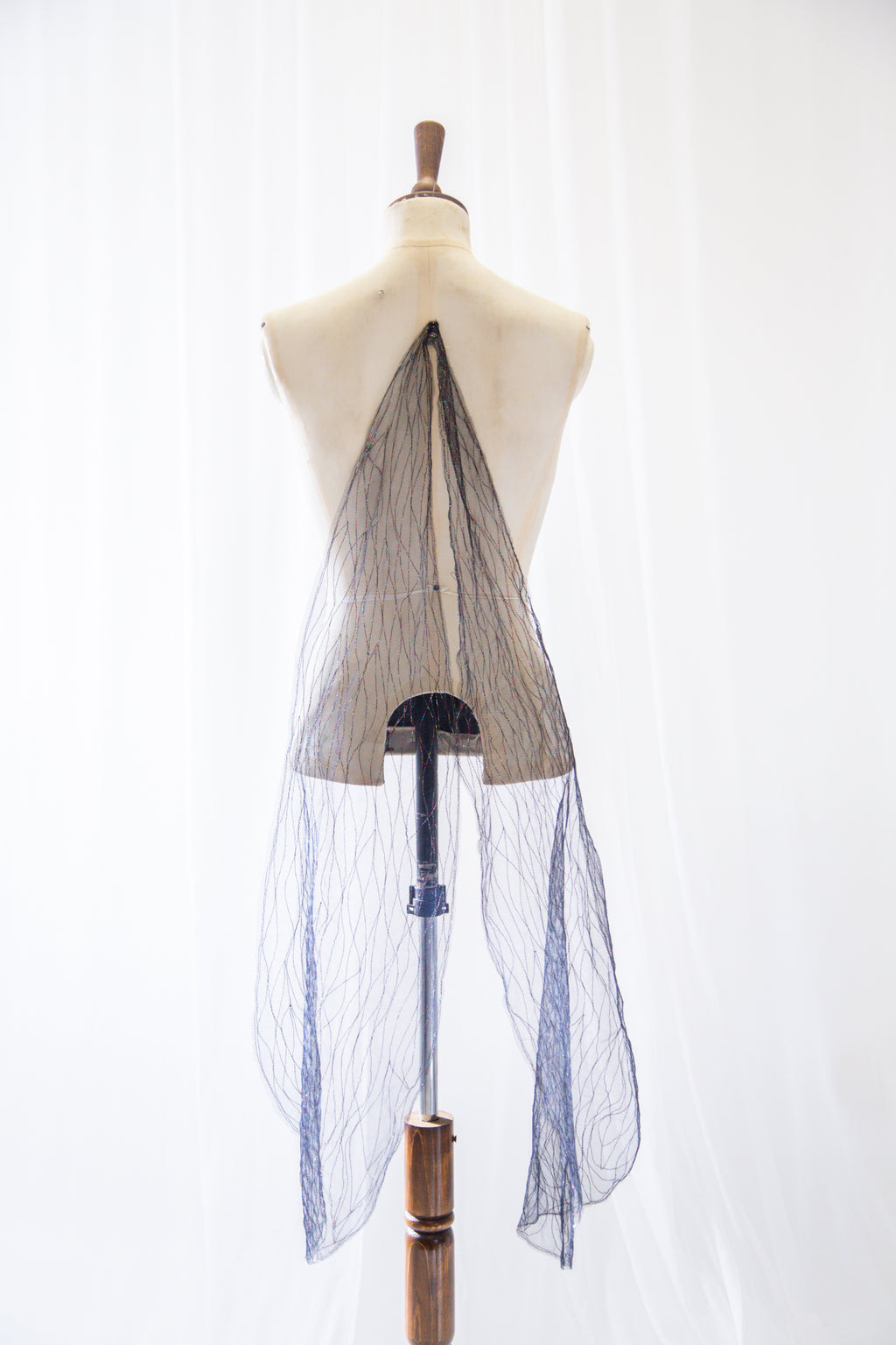 Large Embroidered Tulle Fairy Wings