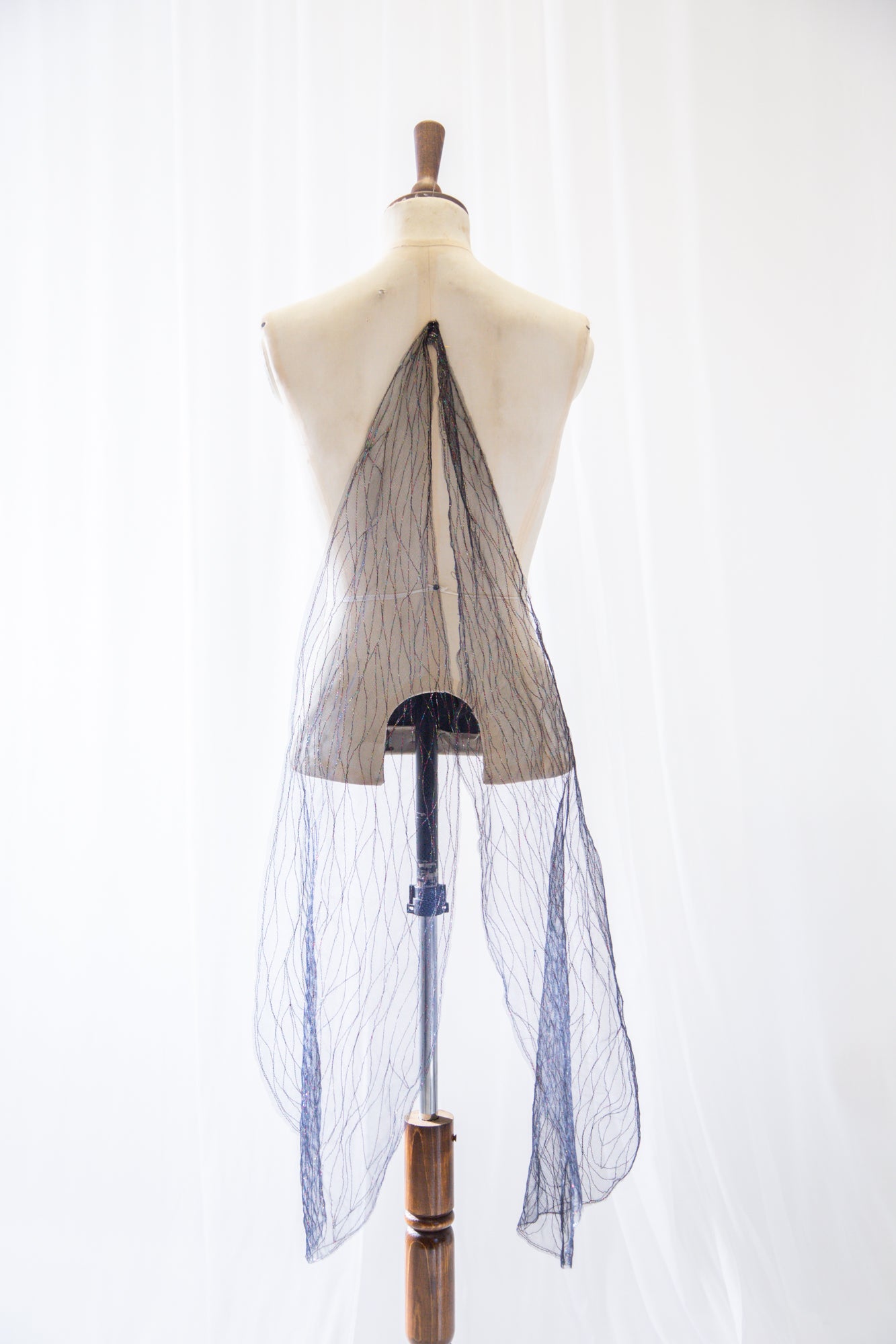 Large Embroidered Tulle Fairy Wings