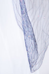 Large Embroidered Tulle Fairy Wings