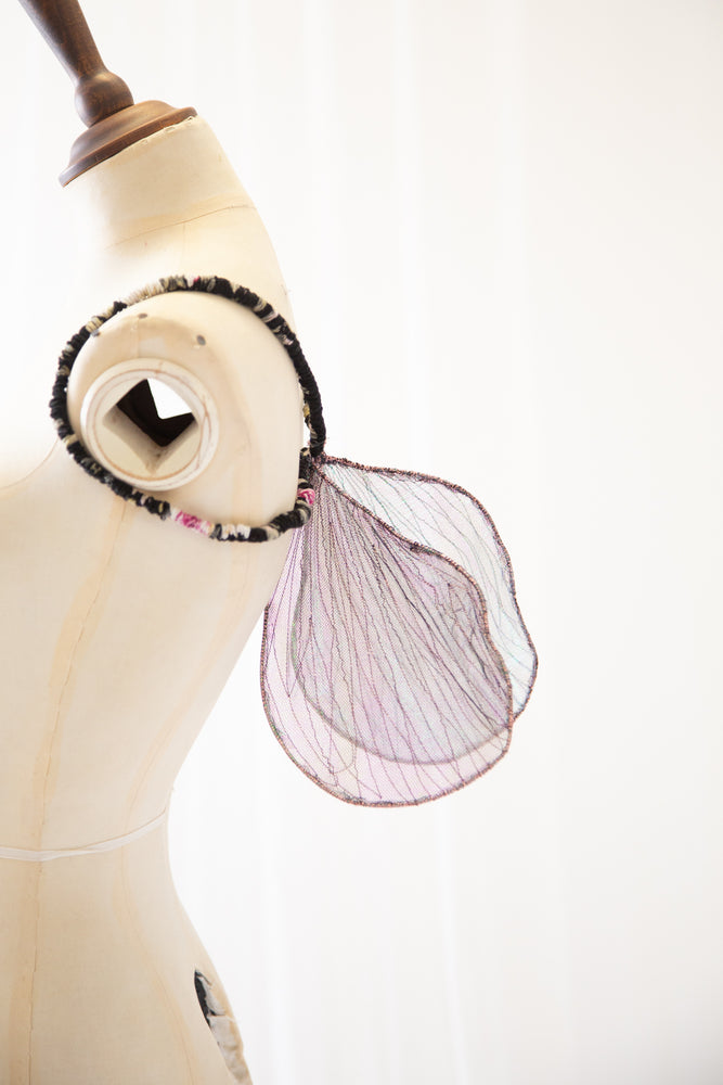 hand made iridescent ballet wings 