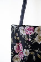 Roses Linen Tulle Tote Bag