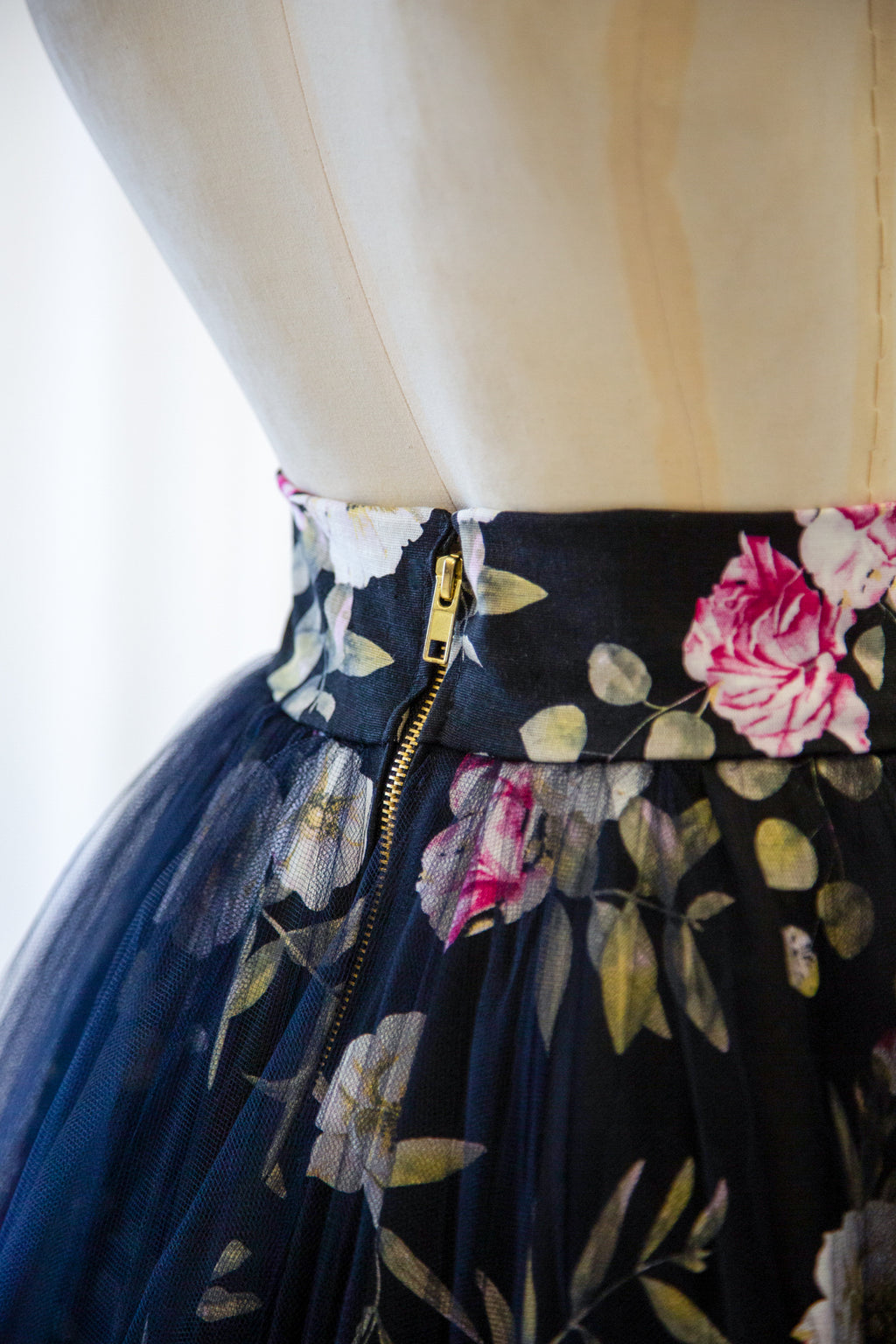 Pari - Rose Linen Tulle Ballet Skirt