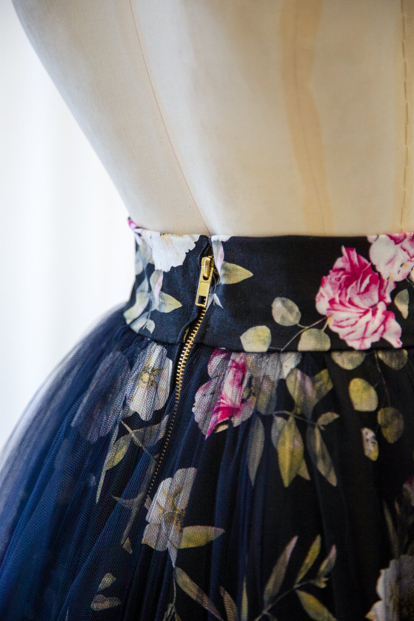 Pari - Rose Linen Tulle Ballet Skirt