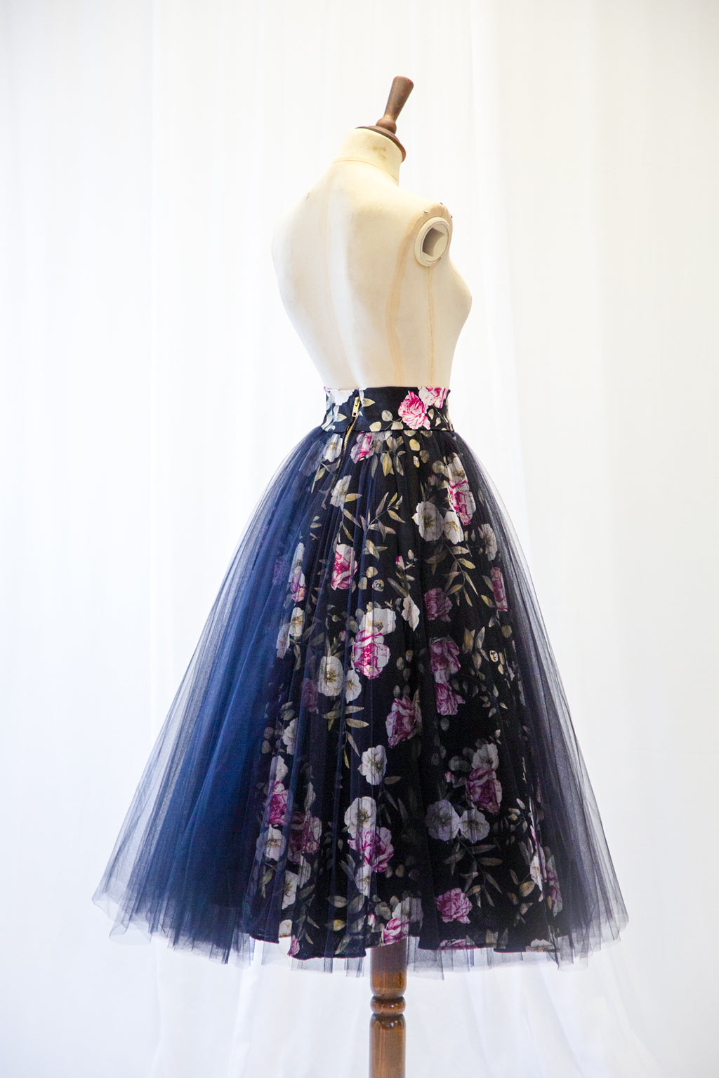 Pari - Rose Linen Tulle Ballet Skirt