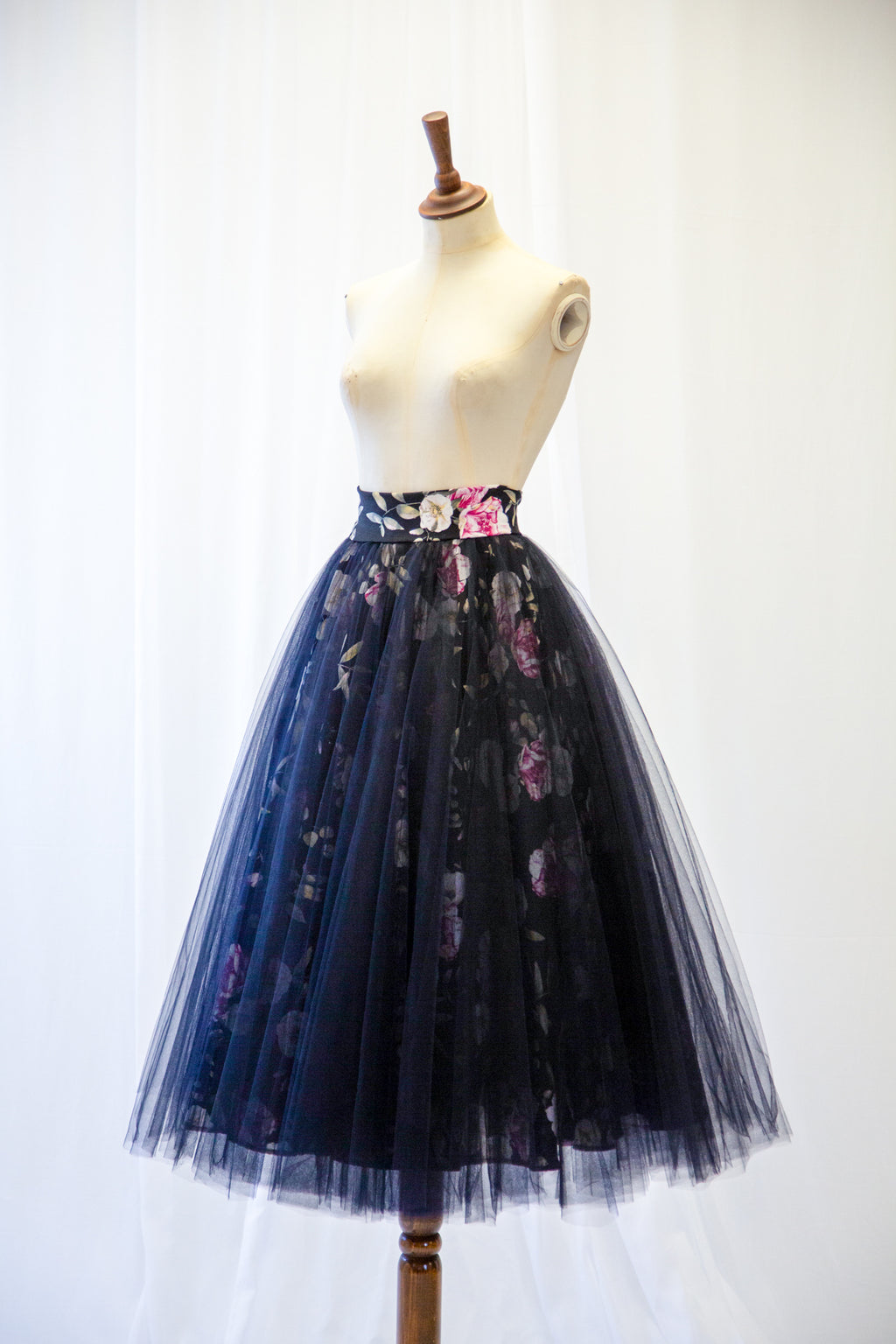 Pari - Rose Linen Tulle Ballet Skirt