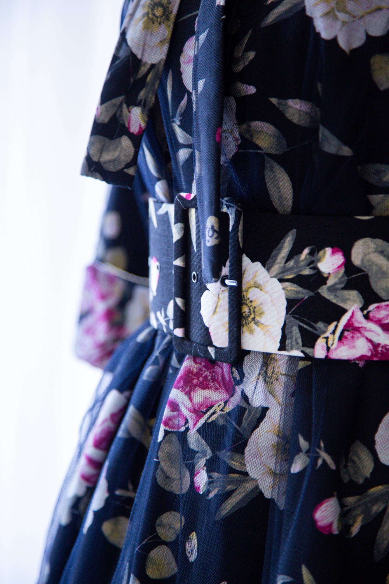 Sidhe Rose Linen Tulle Opera Coat