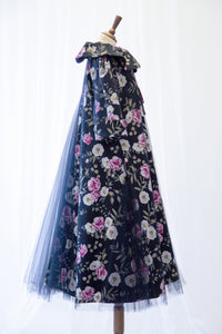 Sidhe Rose Linen Tulle Opera Coat