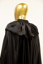 Silk Fringed Opera Cape Black / Pink