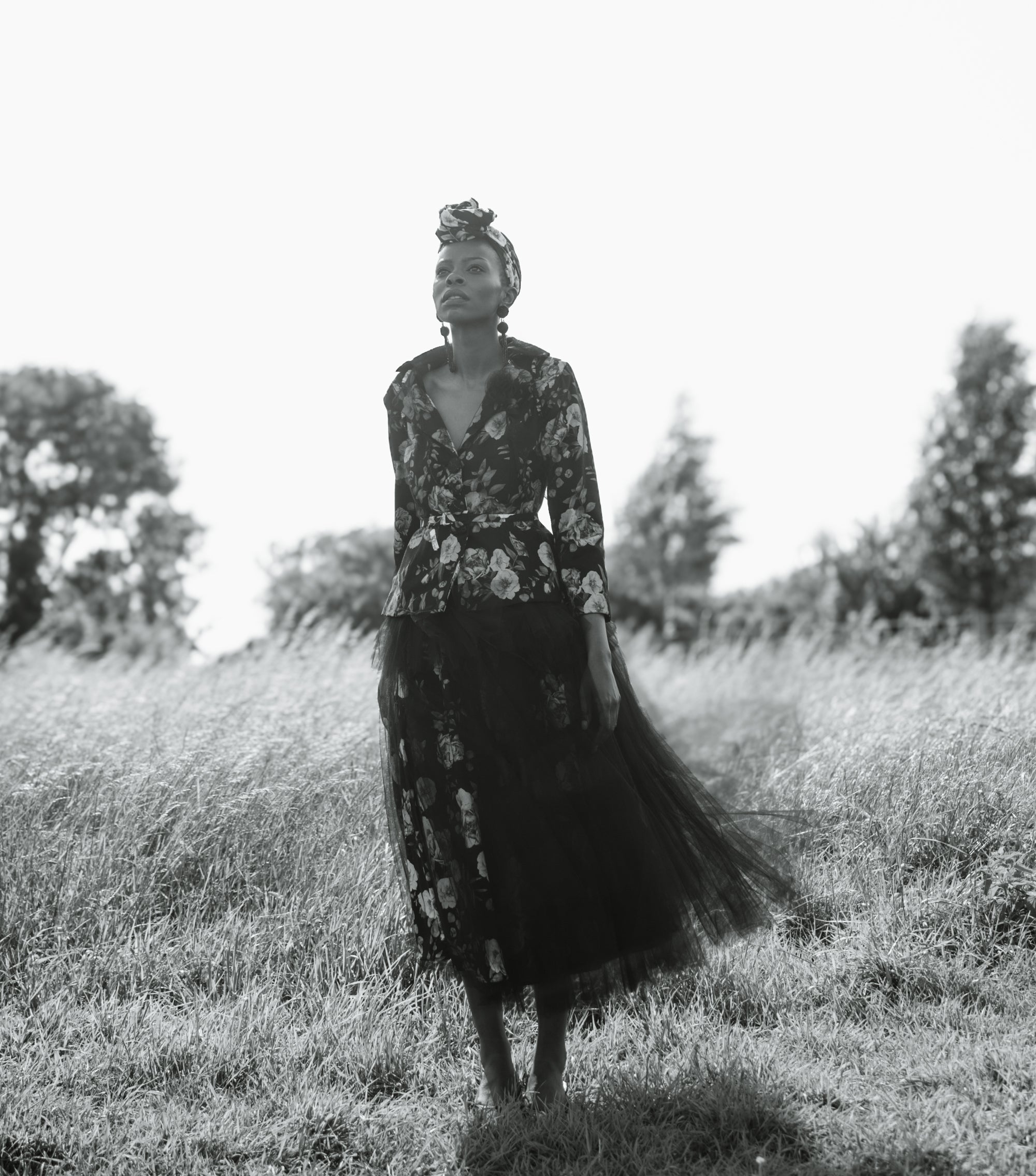 Hada - Rose Linen Tulle Jacket