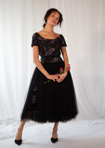 Sylph - Silk Tulle Midi Dress