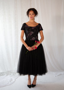 Sylph - Silk Tulle Midi Dress