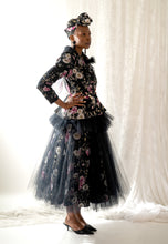 rose print jacket and tulle skirt alexandra king
