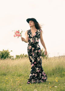 Iwin - Linen Palazzo Trousers and Waistcoat set