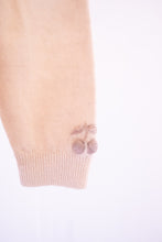 Vintage 1950s Cream Embroidered Wool Cardigan