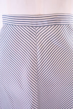 Vintage 1940s Rayon Stripe Midi Skirt