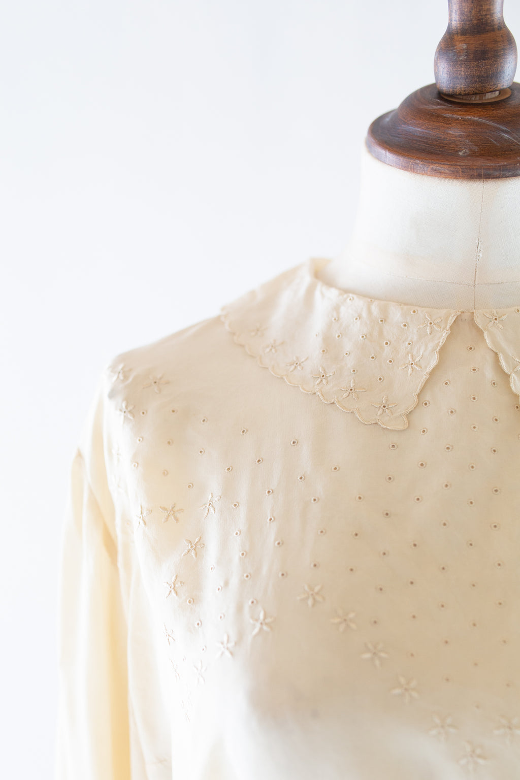 Vintage 1920s Cream Silk Blouse