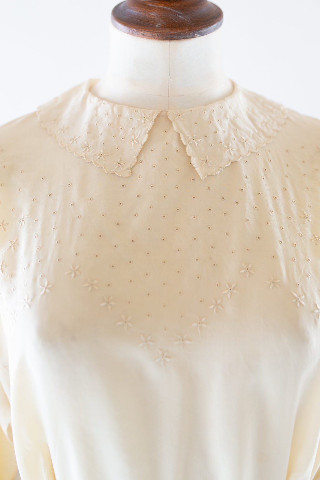 Vintage 1920s Cream Silk Blouse