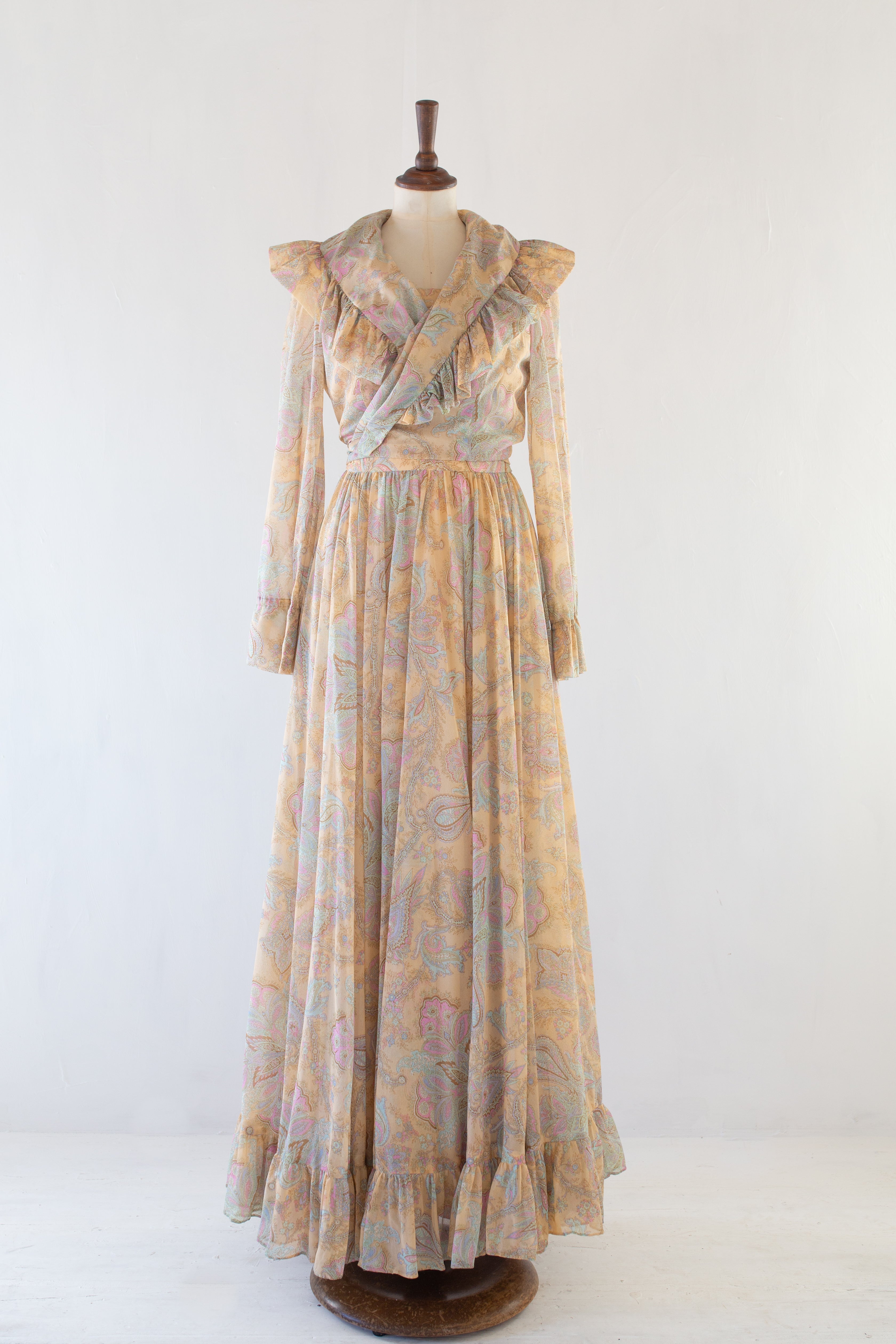 long gauze dress River Cotton Gauze Dress GRAPHITE / 1