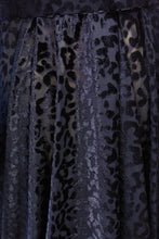 Vanya - Black Velvet Devore Gown