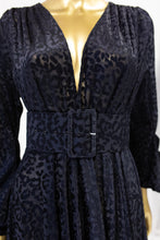 Vanya - Black Velvet Devore Gown