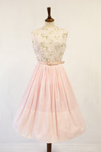 vintage 50s pink l'aiglon summer dress
