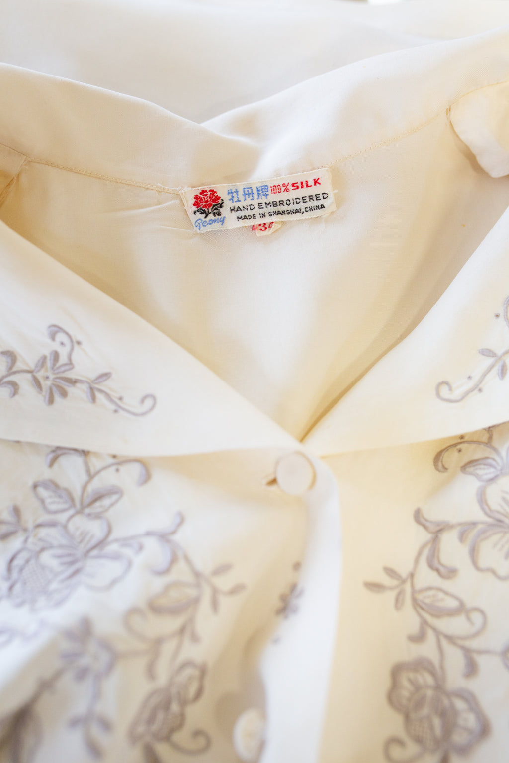 peony shanghai label 1940s