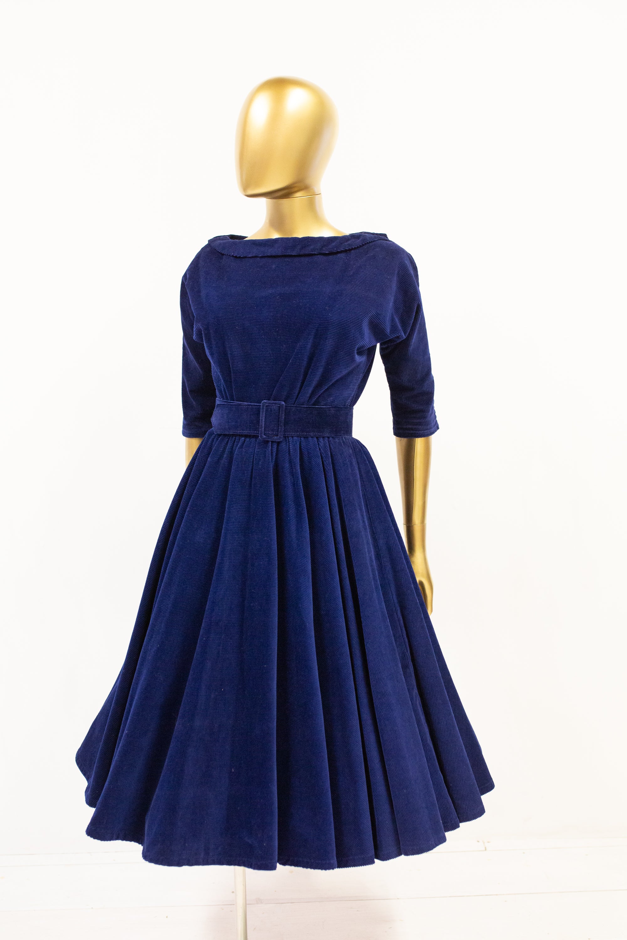 sachin and babi light blue dress Frank Usher Vintage 1980s Drop Waist Dress main image 0