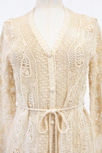 Vintage 1940s Crotchet Lace Cardigan