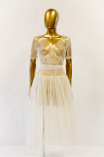 Alicia Ivory Tulle Dress Coat