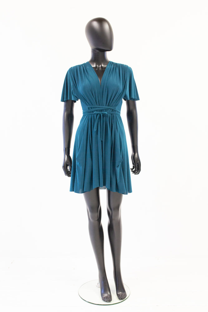 green mini dancer dress alexandra king