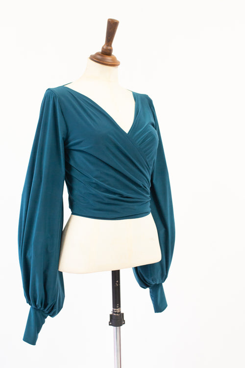 Fine Jersey Wrap Cardigan - Balletina