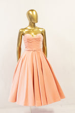 Alina - Strapless Pink Velvet Ballerina Dress