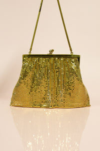 Vintage 1960s Gold Mesh Bag & Purse