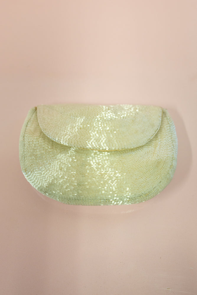 Vintage 1920s Pearl Beaded Purse