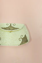 Vintage 1920s Ivory Silver Beaded Purse