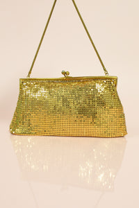 Vintage 1960s Gold Mesh Bag