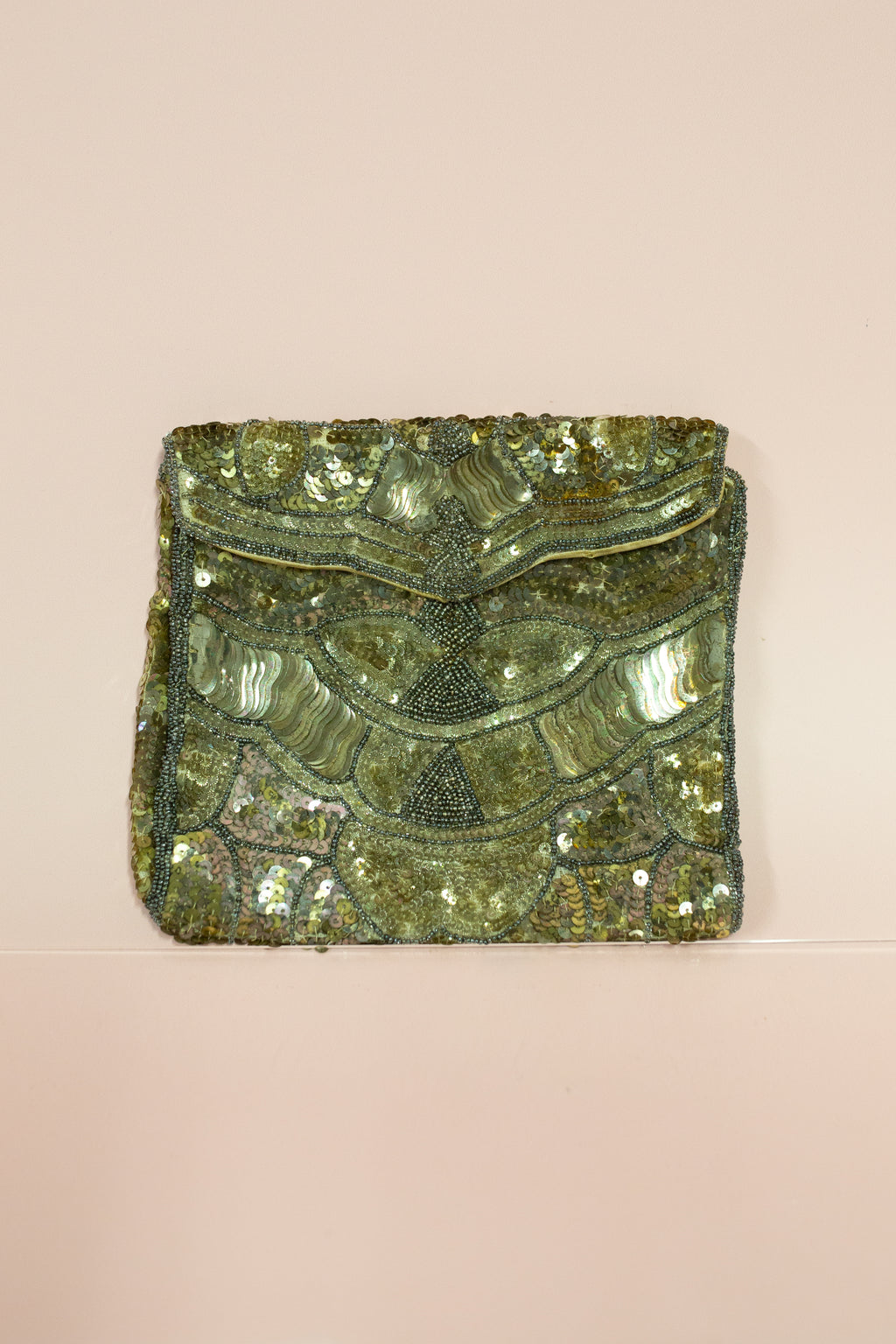 Vintage 1920s Large Beaded Purse