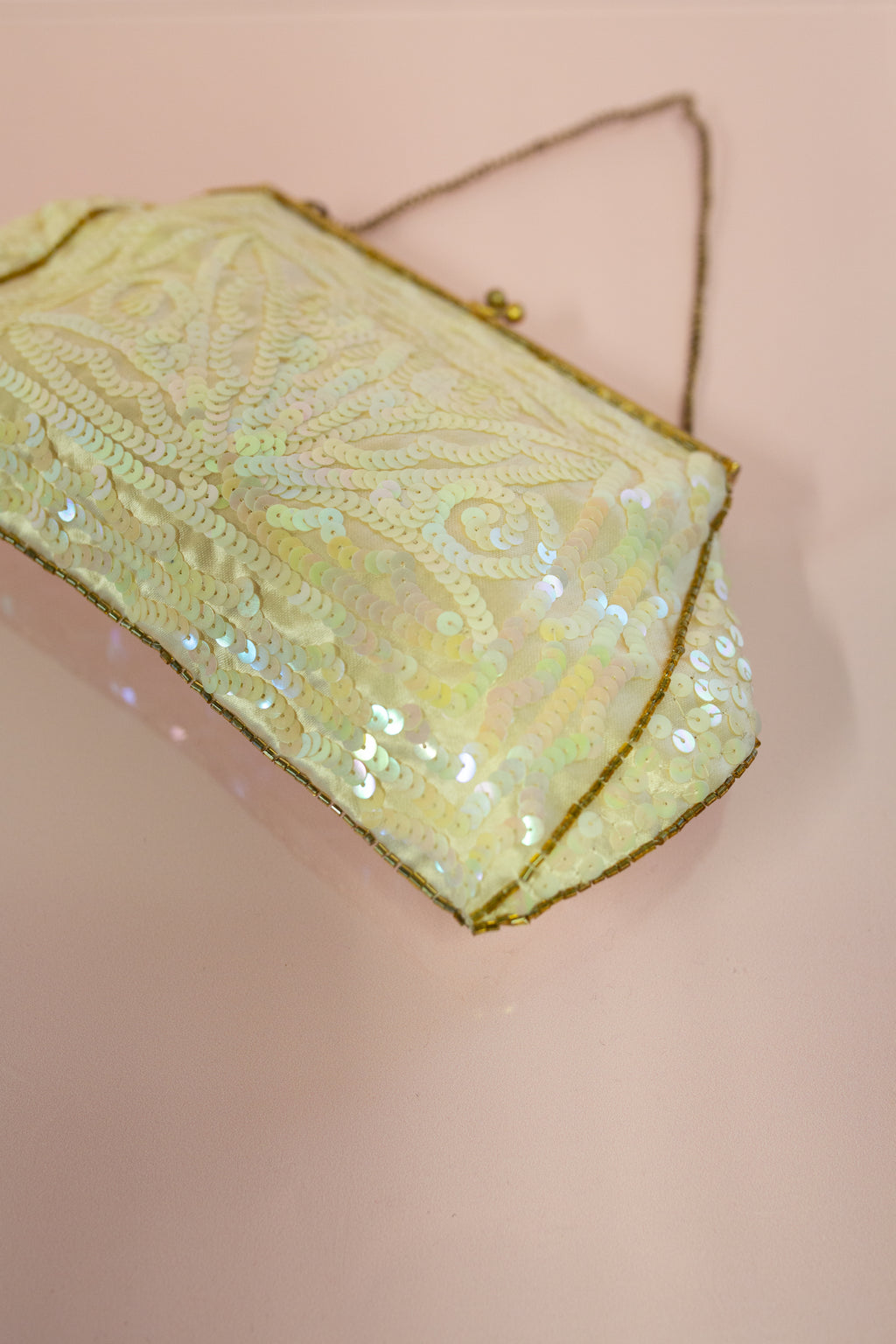 Vintage 1930s French Pearl Sequin Bag