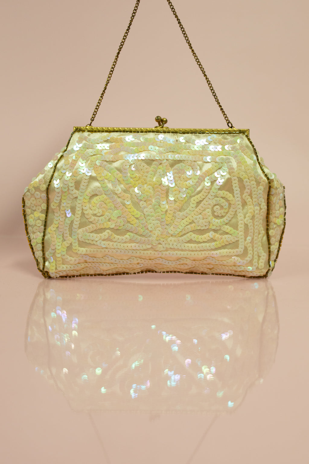 Vintage 1930s French Pearl Sequin Bag