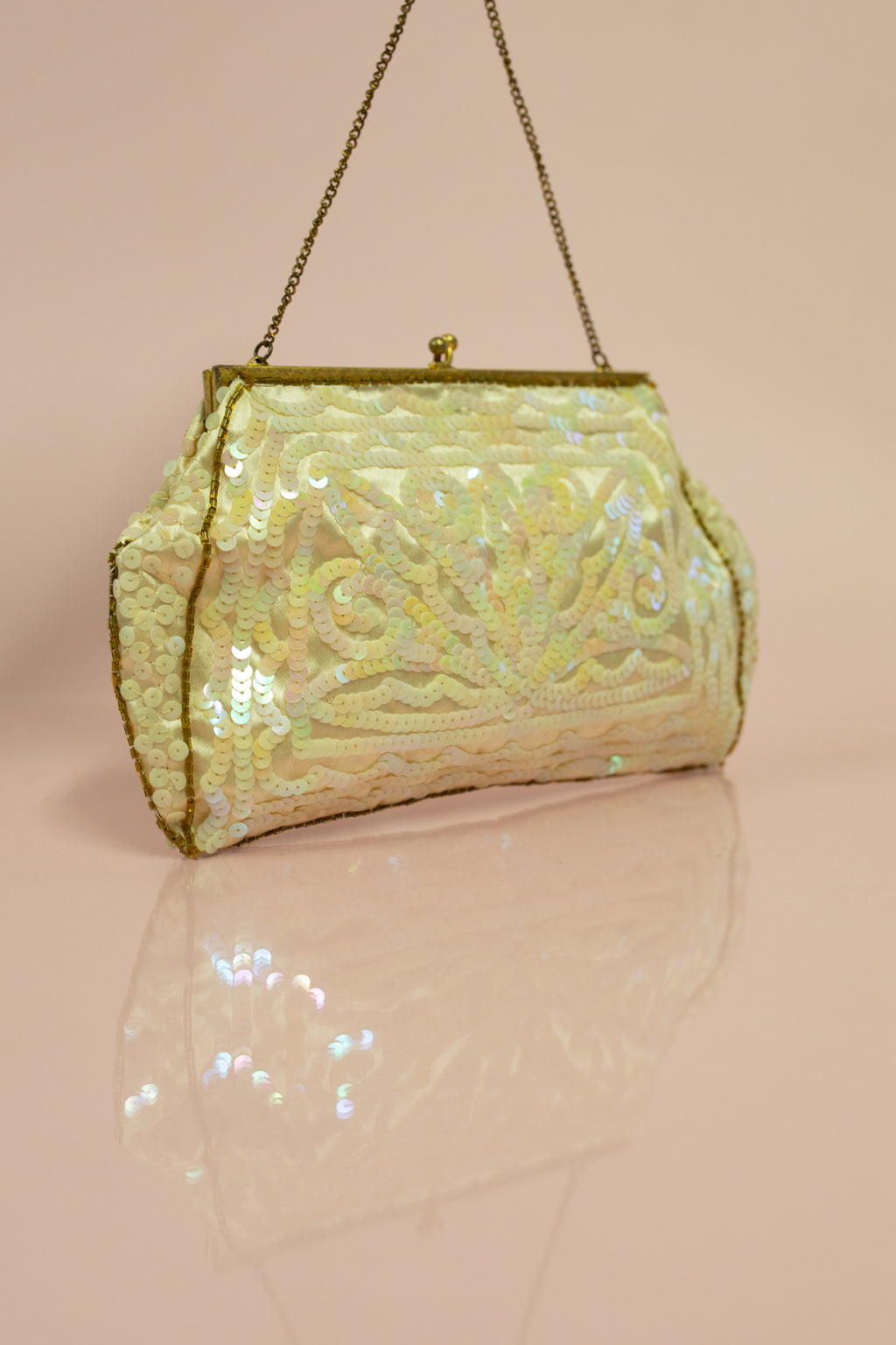 Vintage 1930s French Pearl Sequin Bag