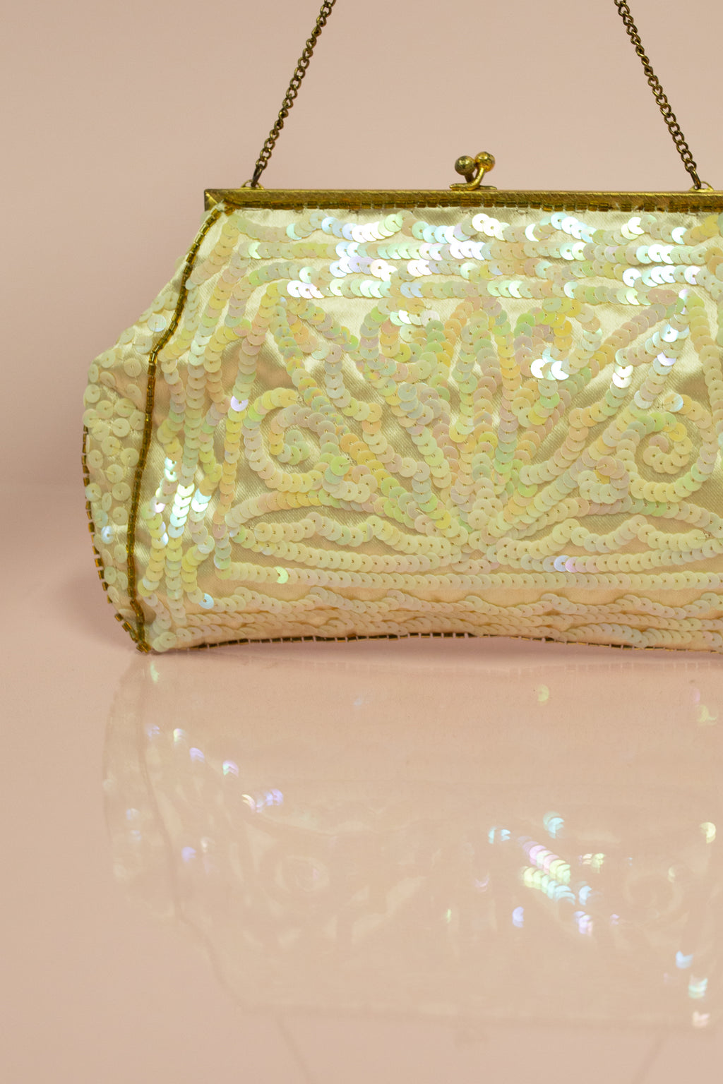 Vintage 1930s French Pearl Sequin Bag