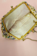 Vintage 1960s Confetti Beaded Clutch Bag