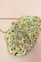Vintage 1960s Confetti Beaded Clutch Bag