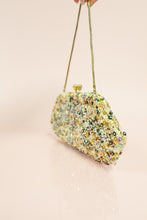 Vintage 1960s Confetti Beaded Clutch Bag