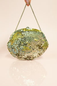antique 1920s gold sequin bag paillettes