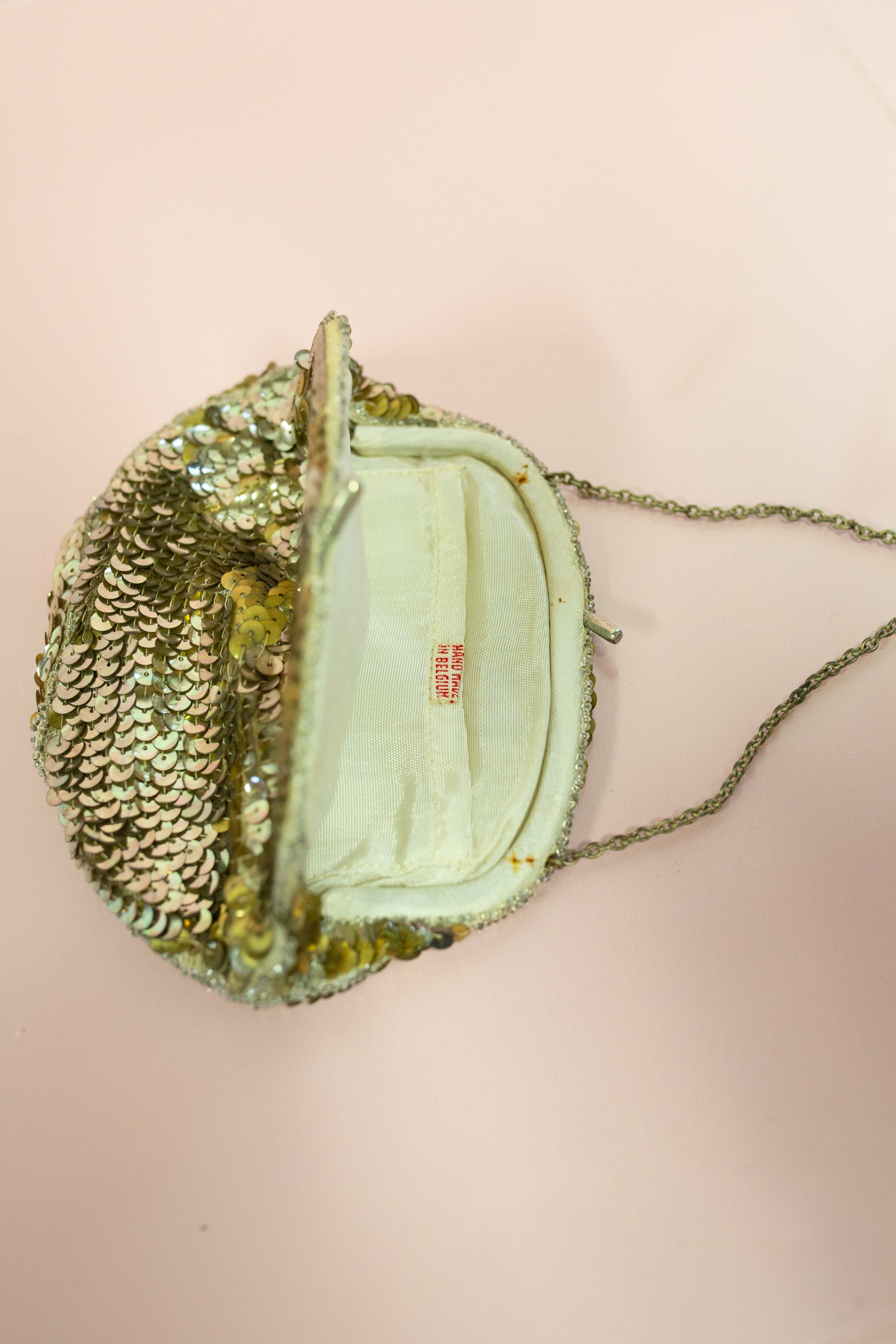 Vintage 1920s Gold Sequin Purse